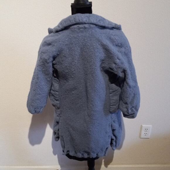 ZARA rare purple wool medium coat, $398.00 - Picture 4 of 6